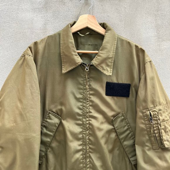 80s US Army Military Tanker Combat Jacket - Picture 5 of 8